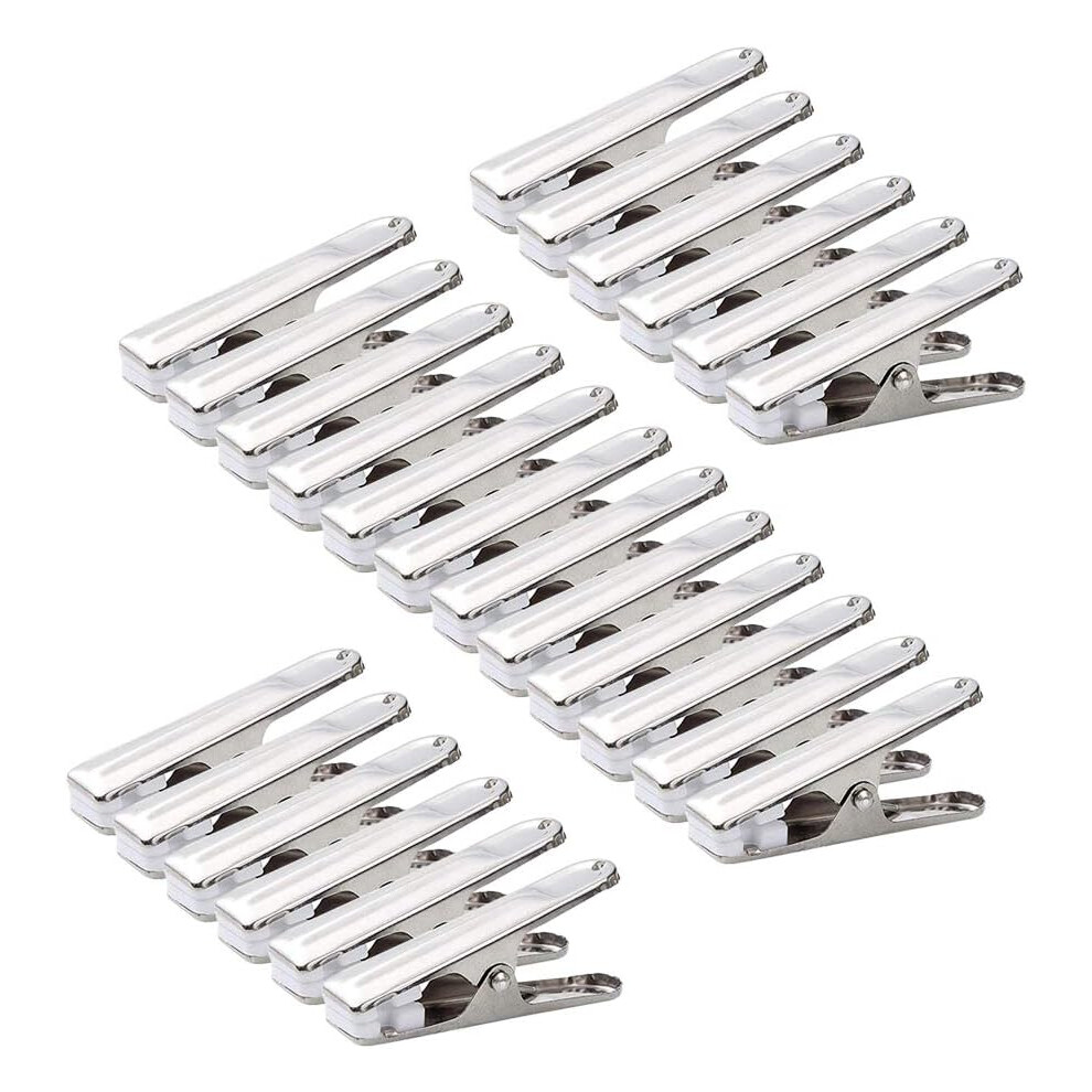 Stainless Steel Clothespins, Spring Clamps With Smooth Rounded Edges, Ideal For Clothes, Food Sealing, And Craft Projects (80Pcs) 9405630976229
