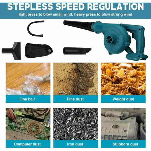 Leaf Vacuum Blower With Copper Core Motor, Enhanced Wind Power For All Seasons 2