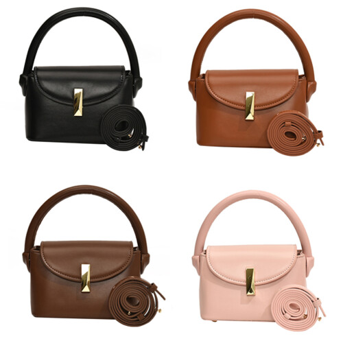 Functional PU Leather Shoulder Bag Handbag Perfect for-White 2