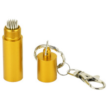 Pool Cue Tip Pick Werkzeug - Aluminium & Stahl, 59x15mm, Gold