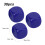 30PCS 16MM Blue Plastic Rounded Dice Set for Games, Math & DIY 2