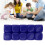 30PCS 16MM Blue Plastic Rounded Dice Set for Games, Math & DIY 15