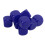 30PCS 16MM Blue Plastic Rounded Dice Set for Games, Math & DIY 11
