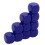 30PCS 16MM Blue Plastic Rounded Dice Set for Games, Math & DIY 6