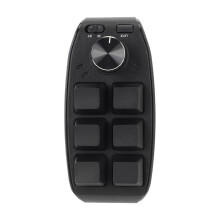 Clavier numérique mécanique programmable 6 touches mini avec bouton, commutateur rouge, sans fil via Bluetooth
