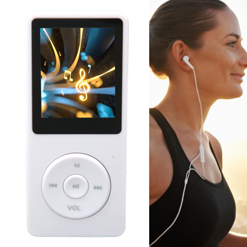 1.8In Screen Mp3 Mp4 Player 8Gb Memory 64Gb Expandable White 7681370465977