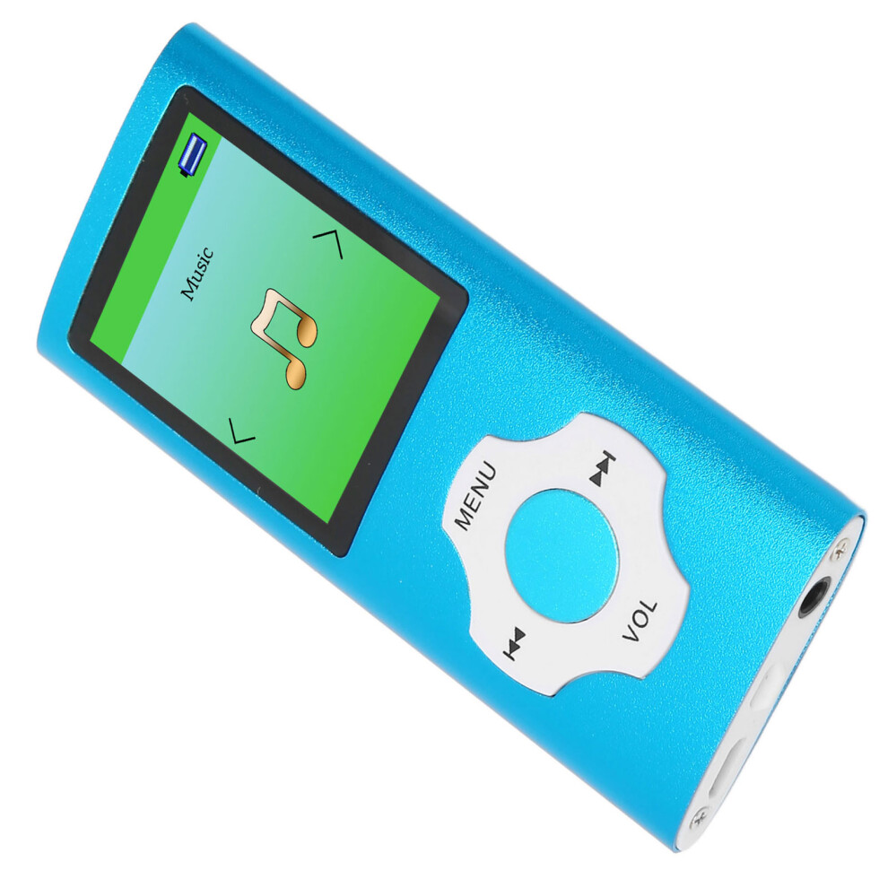 1.8 Inch Mp3 Player Supports 64G Fm Recording Photo Viewer Sky Blue 8221370465998