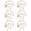 18Pcs Base Lua Para Dreamcatcher Natural Para Decoração DIY 1