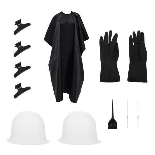 11 Haarhighlighting Kit Mit Silikonkappen Und Umhang 2