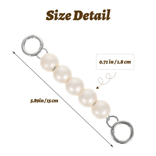 Parel Schoudertas Riem Verlengketting Handtas Accessoire 2