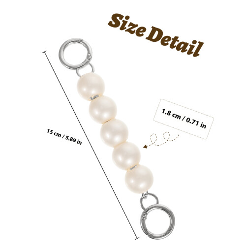 Parel Schoudertas Riem Verlengketting Handtas Accessoire 1