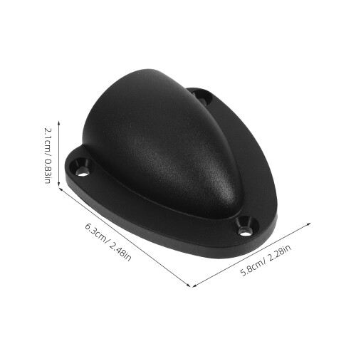4St Professionele Zwarte Nylon Boot Ventcap Voor Maritieme 1