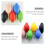 6 Pcs Battery Pump Canned Cleaning Ball Blower Durable 11