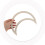 18Pcs Base Lua Para Dreamcatcher Natural Para Decoração DIY 4