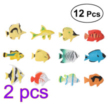 24St Realistische Tropische Figuren Plastic Kinderspeelgoed