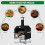 2-Layer Outside Pizza Ovens w/ Stone Camping Backyard BBQ 4