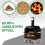 2-Layer Outside Pizza Ovens w/ Stone Camping Backyard BBQ 3