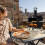 2-Layer Outside Pizza Ovens w/ Stone Camping Backyard BBQ 11