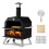 2-Layer Outside Pizza Ovens w/ Stone Camping Backyard BBQ 9