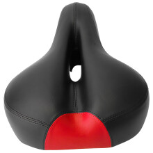 Sella da bici comoda per uomo e donna, sella ergonomica con doppia molla in memory foam, cuscino per sella da bicicletta traspirante e impermeabile