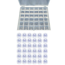 Sew Smart: High-Quality Plastic Bobbins, Universal Bobbin Set For Seamless Sewing Experience, Transparent Design Ensures True Thread Color Visibility