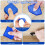 Grout Scraper, Durable Hard Plastic Sealant Finishing Tool for Efficient Kitchen & Bathroom Repairs (Blue) 4