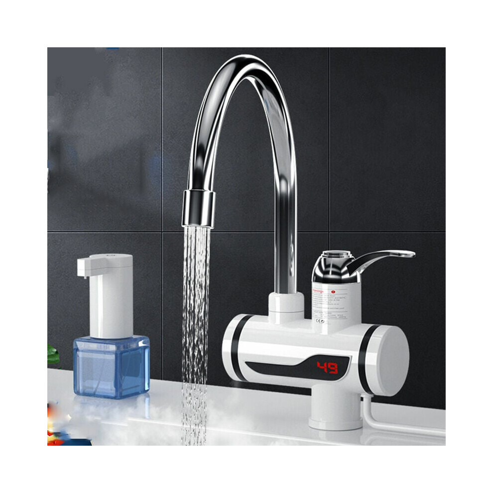 Ipx4 Abs Tankless, Instantaneous Heating For Quick Warmth, Digital Temperature Display For Precise Control, High Efficiency Energy Saving, Stainless 9358999302263