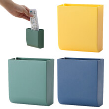 Organisateur mural compact et peu encombrant, compatible avec de nombreux appareils, en matériau HIPS non toxique, avec fixation adhésive pour une