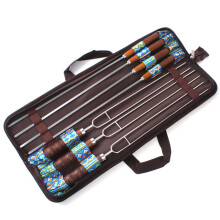 Effortless Grilling Companion, Reusable BBQ Skewer Set For Versatile Cooking