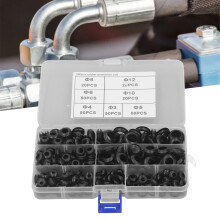 Kit assortimento di 260 anelli O in nitrile di gomma - Guarnizioni di tenuta per idraulica e auto