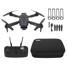Ultra HD Drone With Adjustable Camera Intelligent Obstacle Avoidance Gesture Control One Key Start Altitude Hold Dual Lens WiFi FPV LED Lights For