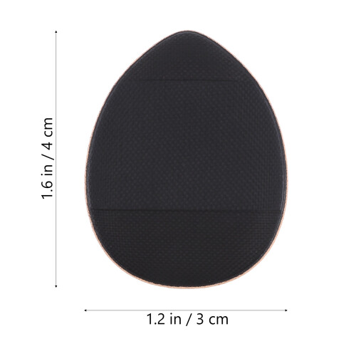 20Stk Kompakte Make-Up Schwämme Schwarz Hydrophiles Material 1