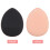 20Stk Kompakte Make-Up Schwämme Schwarz Hydrophiles Material 7
