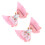 2Stk Haaraccessoires Pink Sequin Haarklammern 9