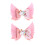 2Stk Haaraccessoires Pink Sequin Haarklammern 8
