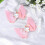 2Stk Haaraccessoires Pink Sequin Haarklammern 4