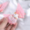 2Stk Haaraccessoires Pink Sequin Haarklammern 10