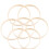 12 stuks droomvanger ronde ring bamboe 20 cm diy 1