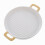1pc Simple Dessert Plate Fruit Plate Ceramic Plate Kitchen Salad Dish 1