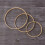 12 stuks droomvanger ronde ring bamboe 23 cm 5