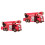 2St Puzzels Speelgoed Rood Educatief 3D Puzzels Voor Kinderen 4