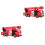 2St Puzzels Speelgoed Rood Educatief 3D Puzzels Voor Kinderen 3