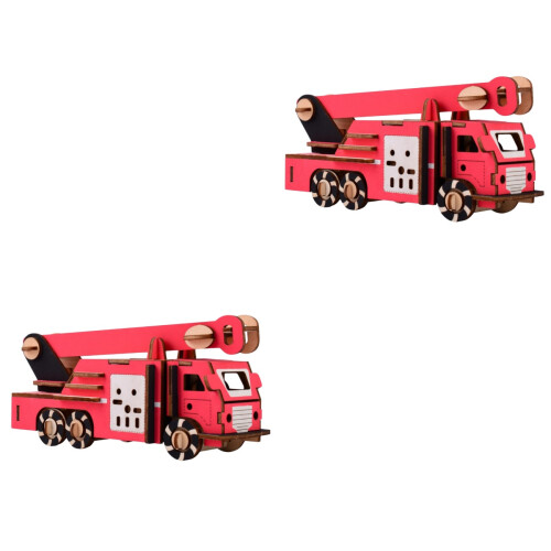 2St Puzzels Speelgoed Rood Educatief 3D Puzzels Voor Kinderen 2