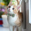 Collier Chat Vert 1 Tissu Doux Chic Confortable 4