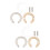 2Sets Messing Mutter Mit C-Form Sicherungsring Mehrfarbig 9