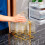 Gouden Ijzeren Cup Draining Rack Keuken Houder Modern Ontwerp 7