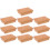 20 Stuks Clamshell Boxen Snack Dienblad Kraftpapier 6