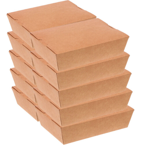 20 Stuks Clamshell Boxen Snack Dienblad Kraftpapier 2