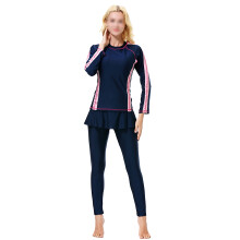 Muslimischer Frauen Badeanzug Mit Schwimm Mantel Hose