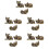 15 Messing Figur, Messing Katzen Statue 8